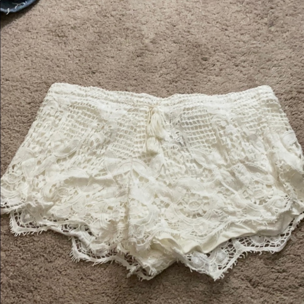 Express lace shorts